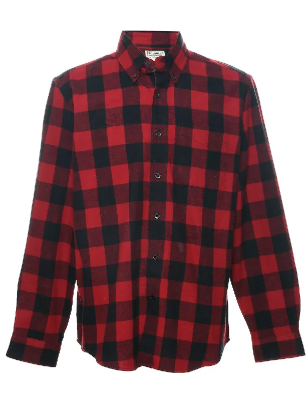 L.L. Bean Checked Shirt - M