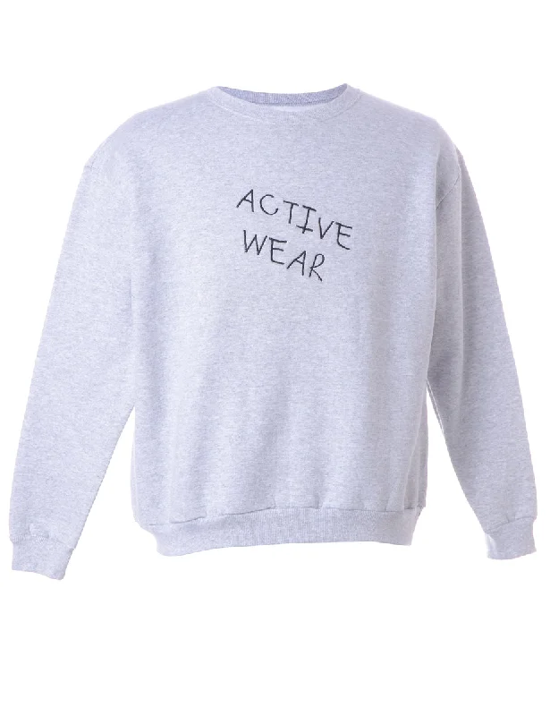 Label Activewear Embroidered Sweatshirt