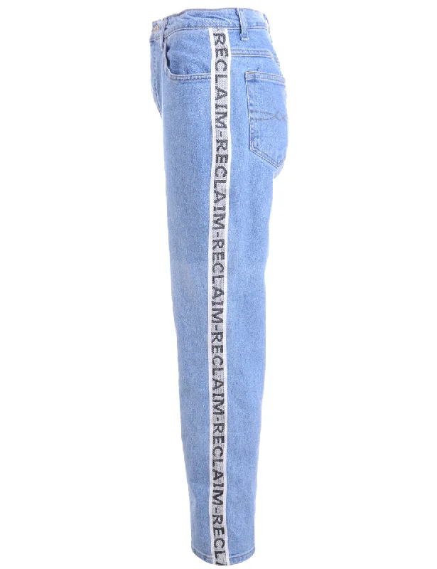 Label Ainsley Reclaim Side Tape Jeans