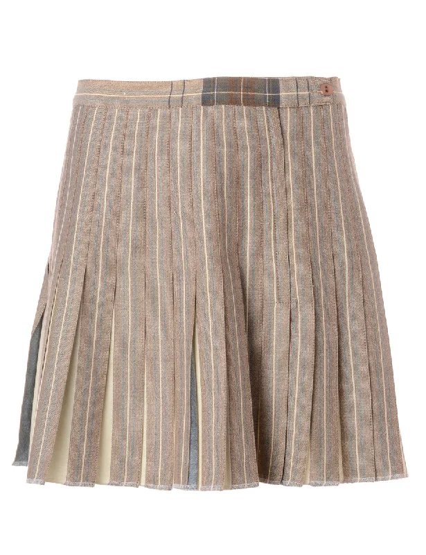 Label Alexa Pleated Mini Skirt