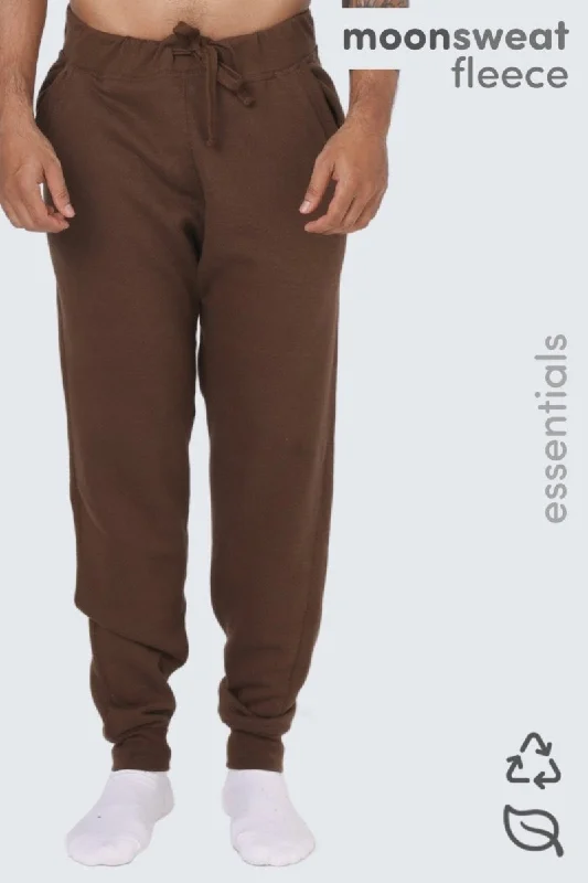 MU Moon Sweatpants Fleece Slim - Cocoa