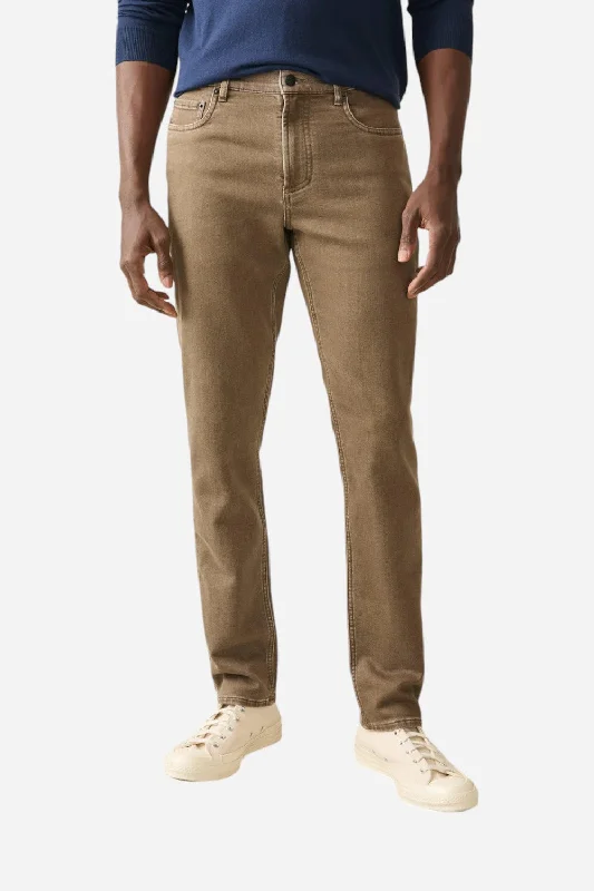 Faherty Stretch Terry 5-Pocket Pant Driftwood