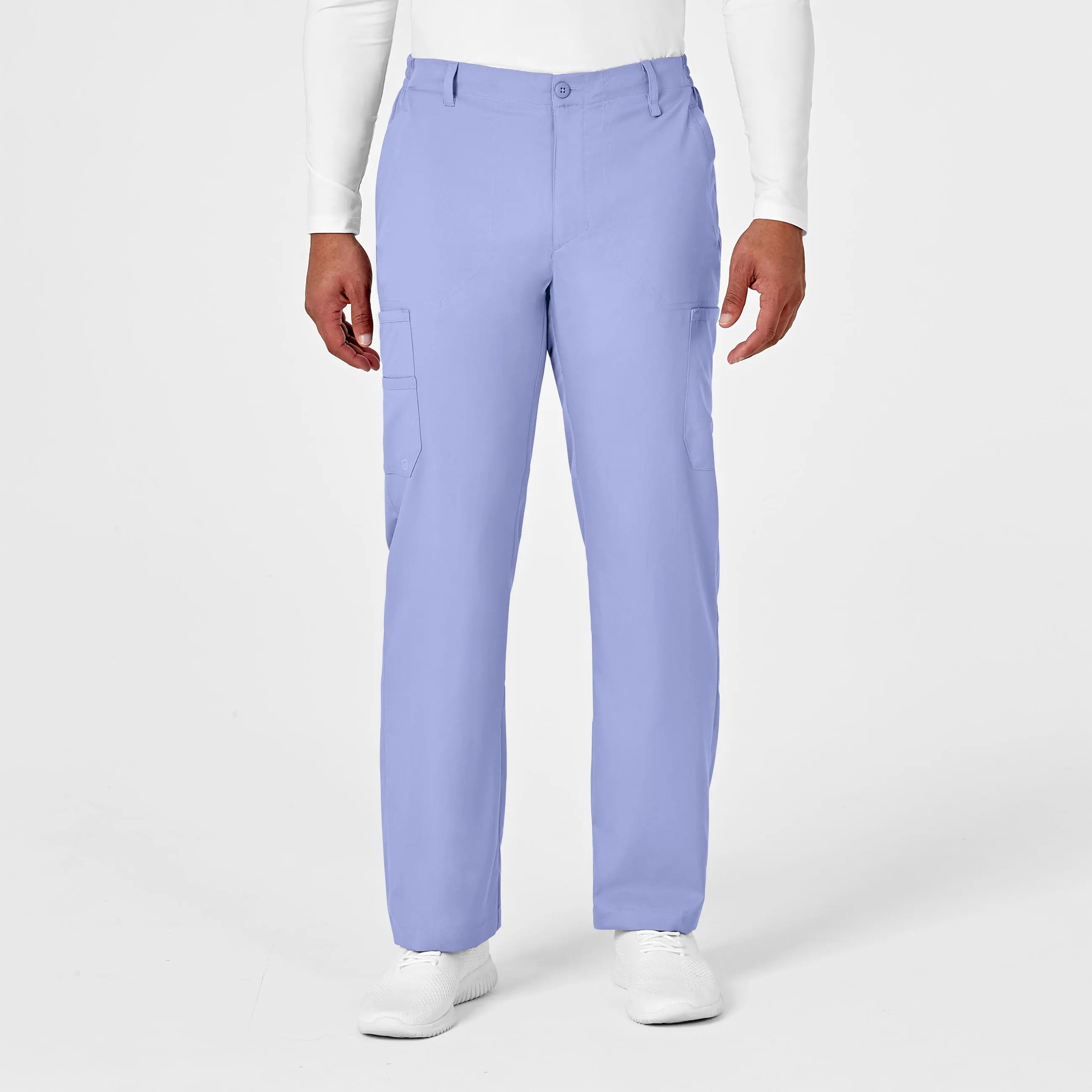 Wink Men's PRO Cargo Scrub Pant - Ceil Blue