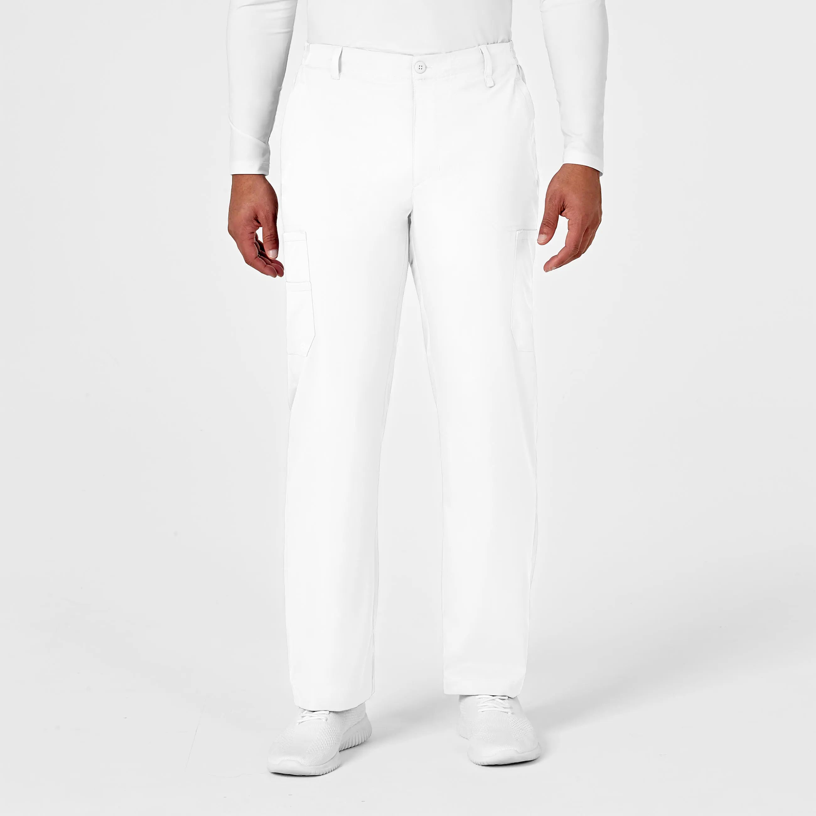 Wink Men's PRO Cargo Scrub Pant - White