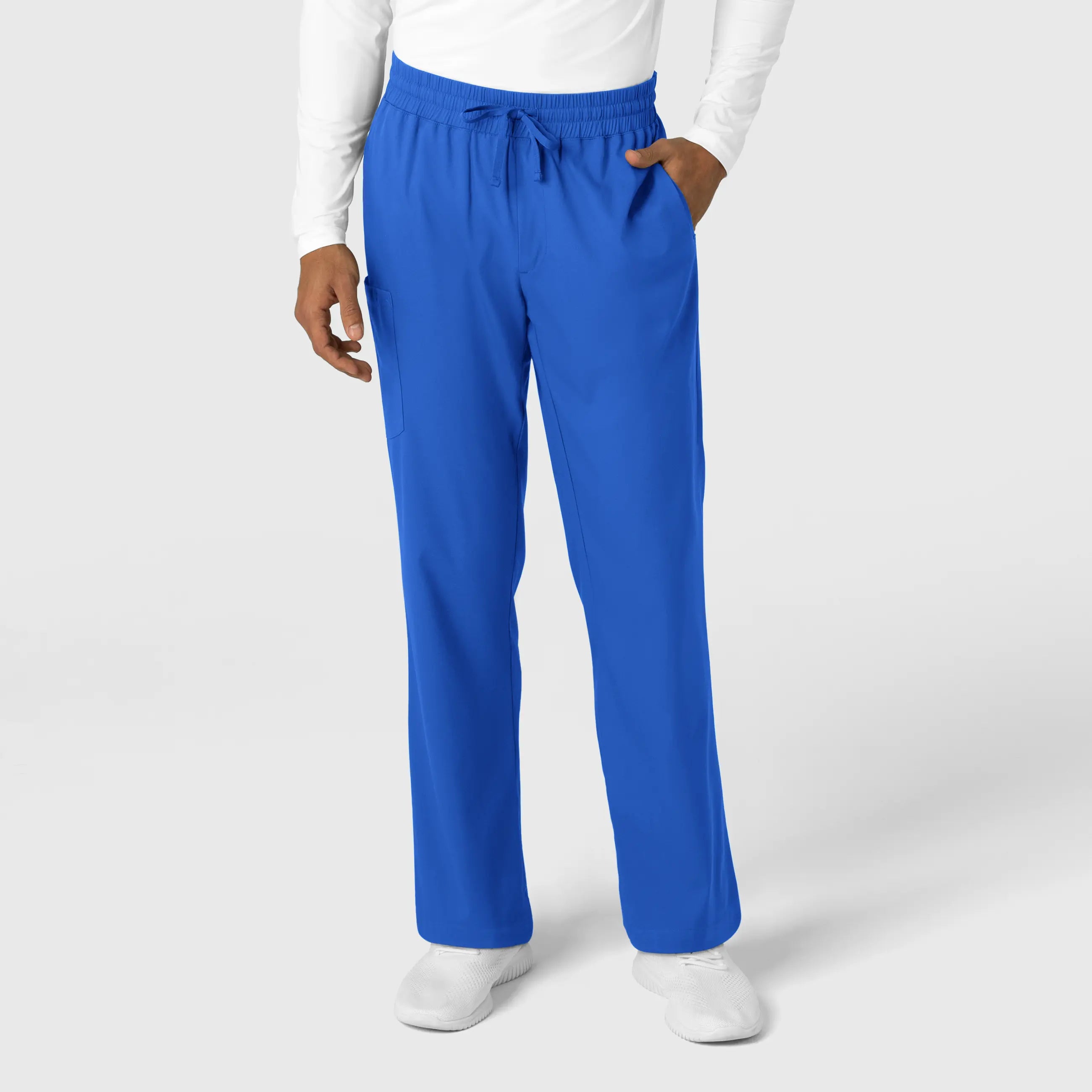 Wink Men's Straight Leg Scrub Pant - Royal Blue