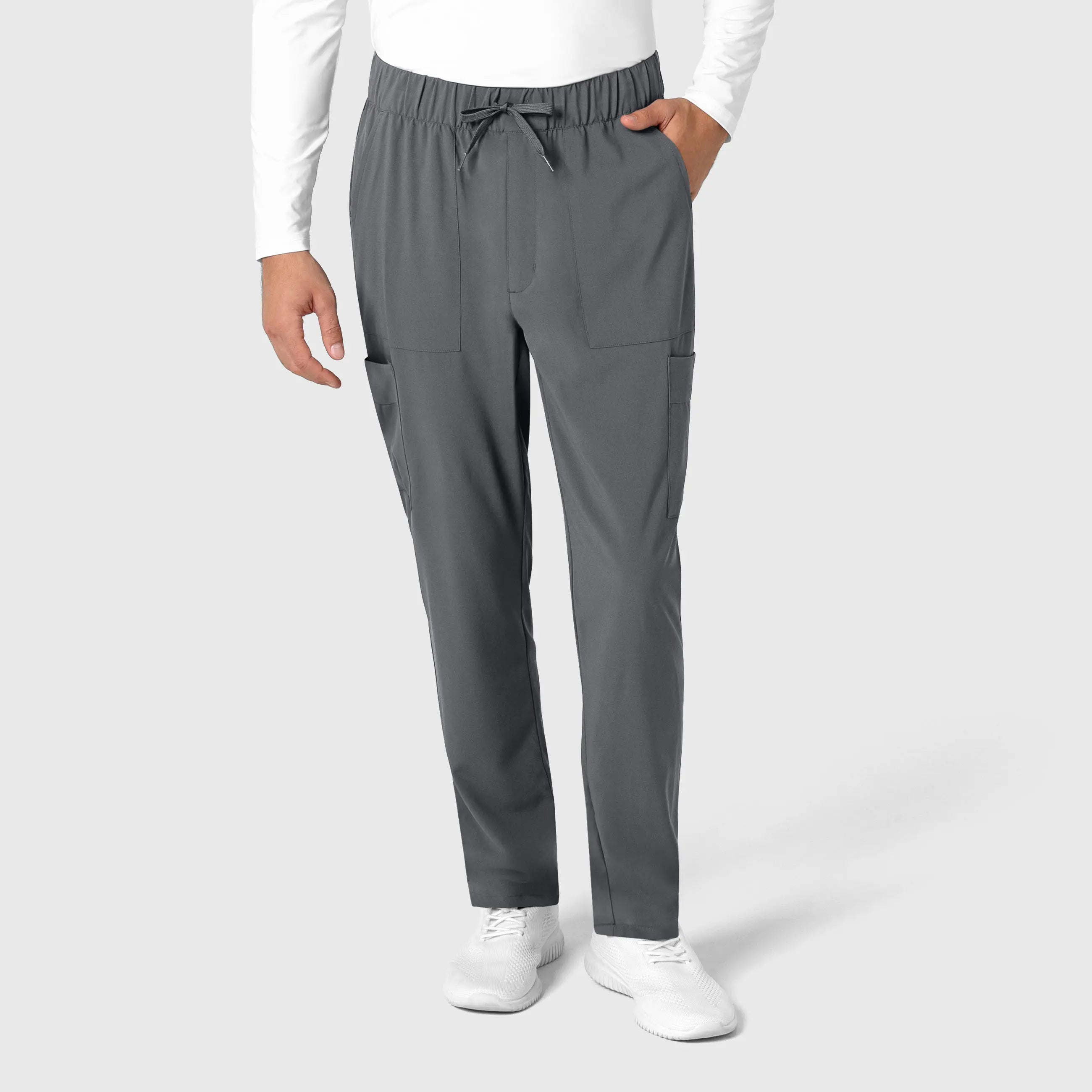 Wink Men's Tapered Scrub Pant - Pewter