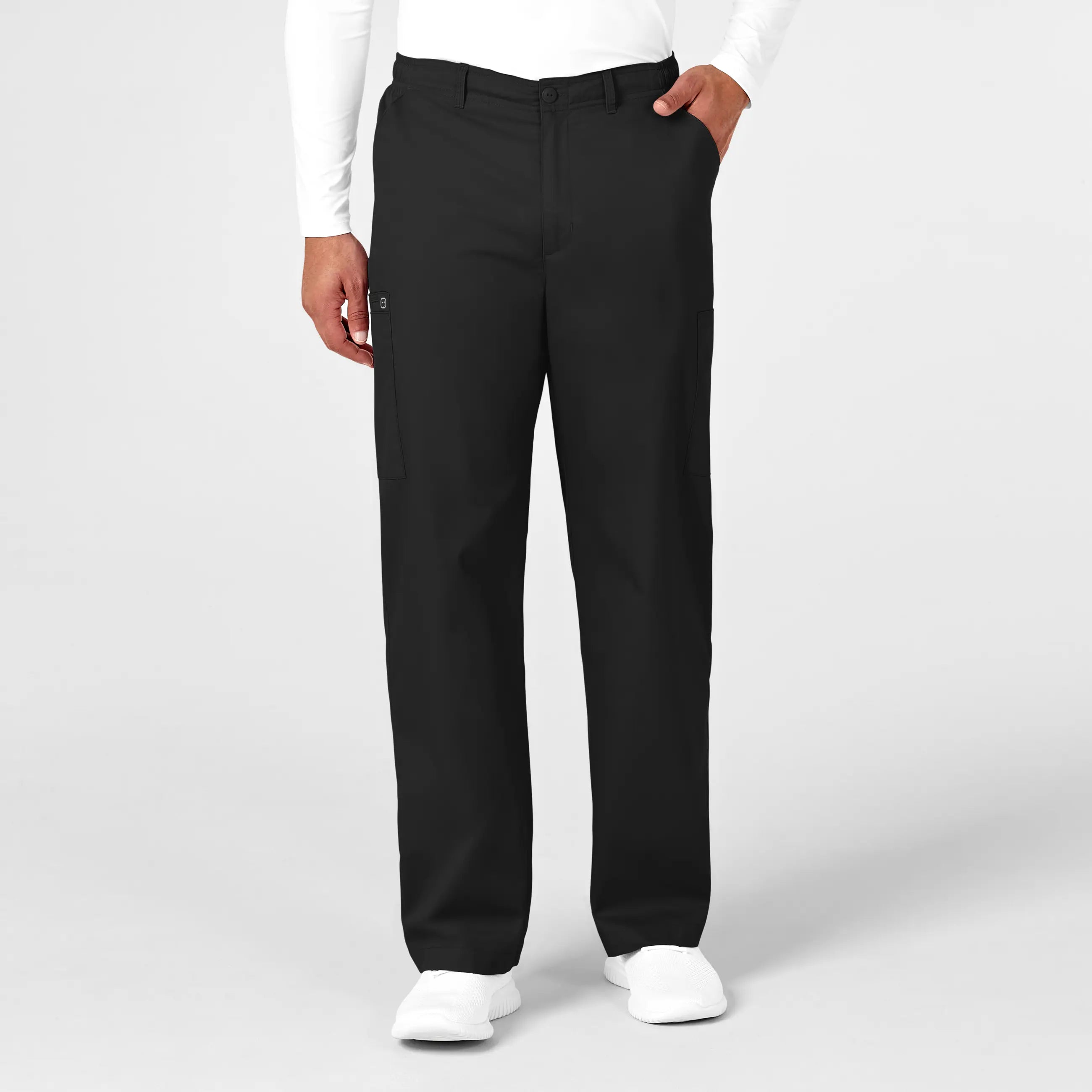 Wink Men's WonderWORK Cargo Scrub Pant - Black