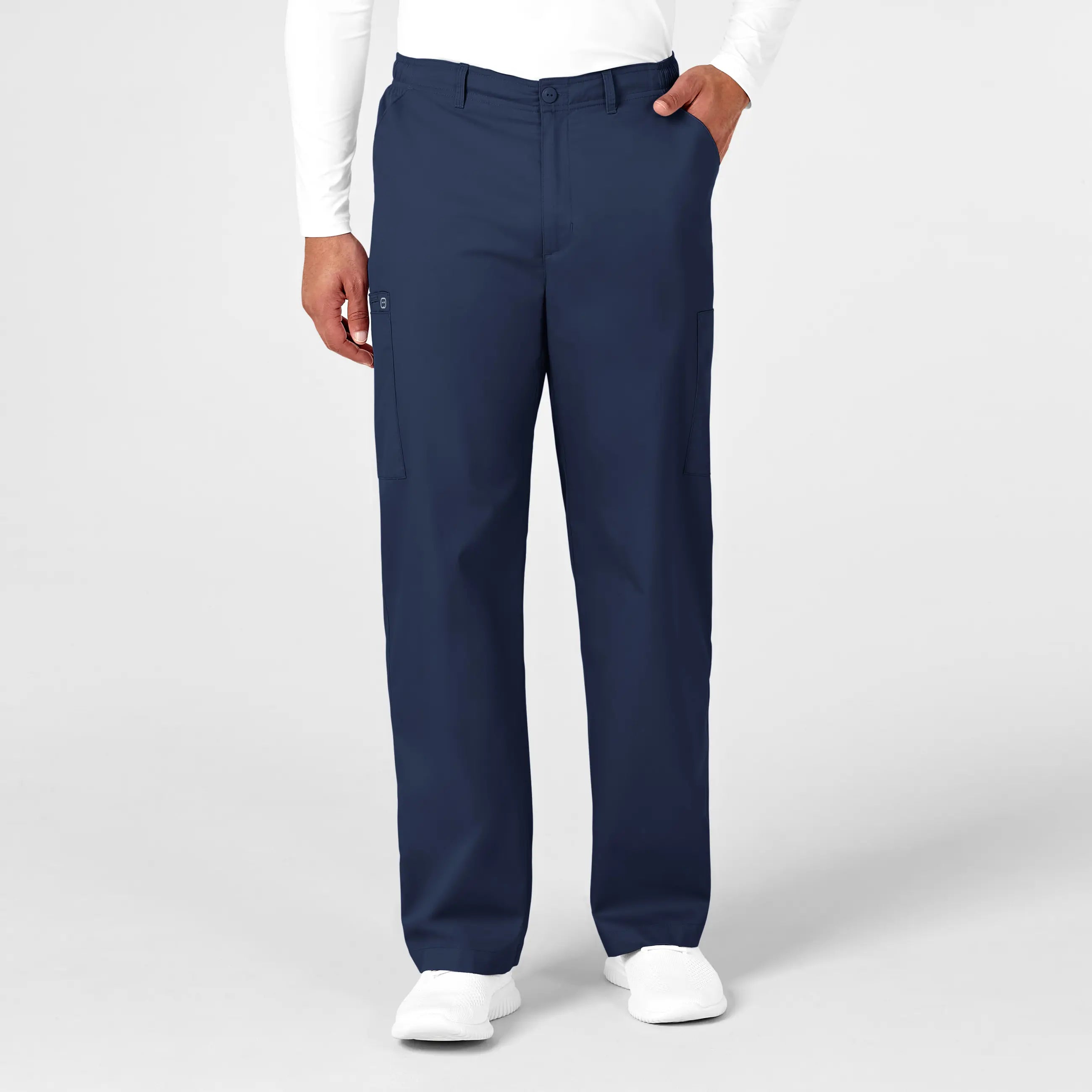 Wink Men's WonderWORK Cargo Scrub Pant - Navy