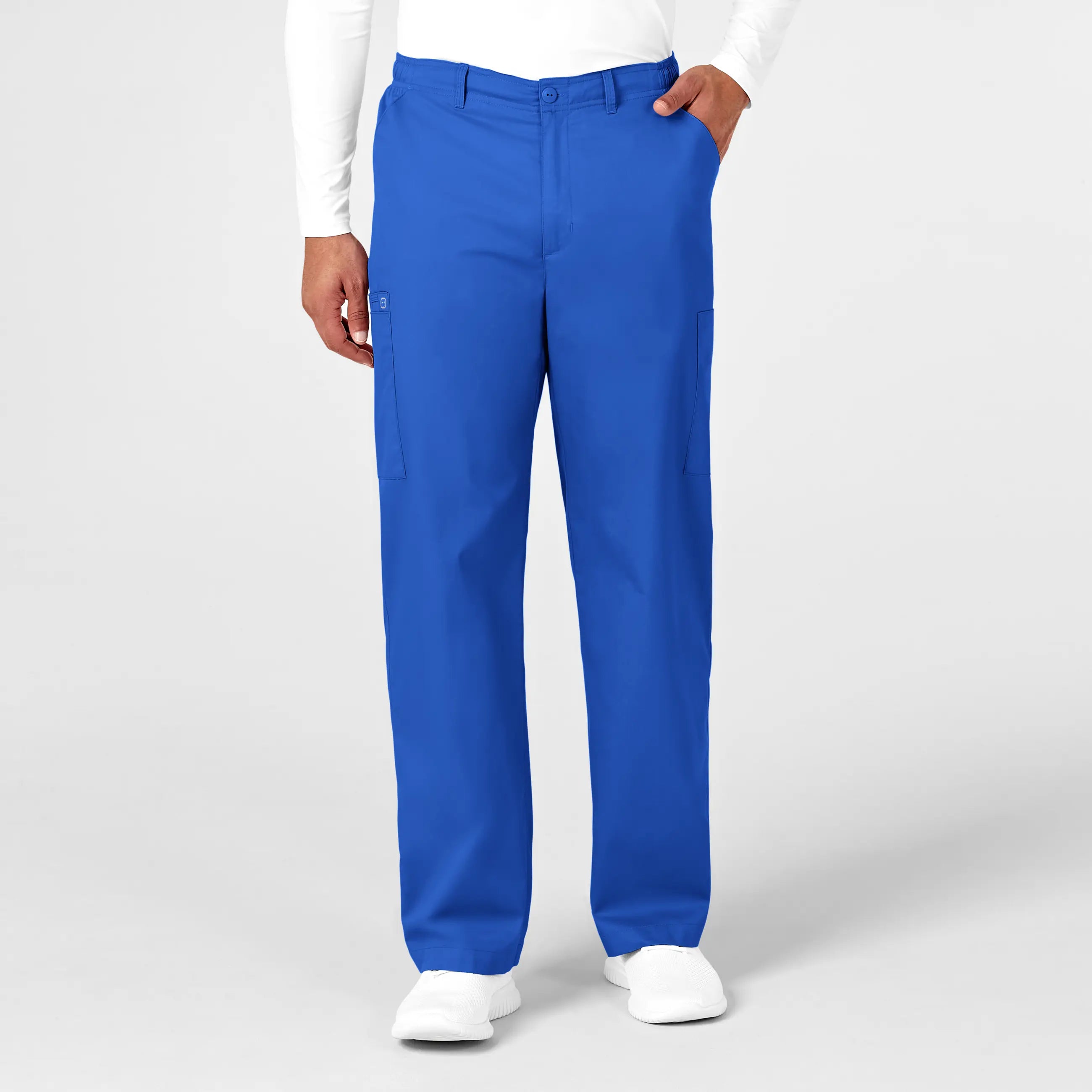 Wink Men's WonderWORK Cargo Scrub Pant - Royal Blue